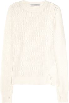 Proenza Schouler Contrast Knit Silk and Cashmere Blend Top - Lyst