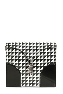Proenza Schouler Record Triangle Printed Leather Bag - Lyst