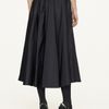 Ralph Lauren Black Label Silk Taffeta Melodie Skirt in Black - Lyst