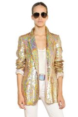 Stella McCartney Sequins On Silk Organza Jacket