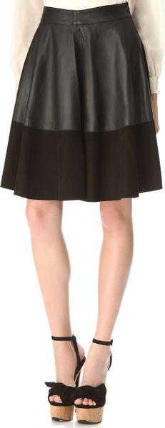 Temperley London Olivia Leather Skirt - Lyst