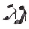 Tibi Carine Ankle Strap Sandals in Black - Lyst