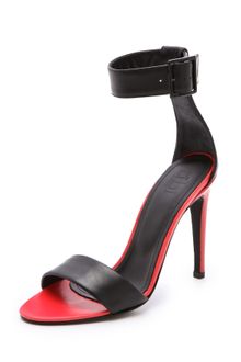 Tibi Carine Ankle Strap Sandals - Lyst