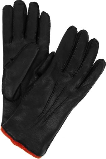 Aubin & Wills Pikestone Cashmerelined Leather Gloves - Lyst