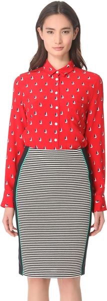 Boy by Band Of Outsiders Sailboat Easy Shirt - Lyst