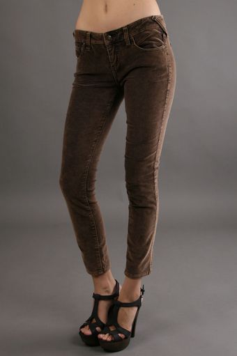 Free People Velvet 5 Pocket Skinny - Lyst