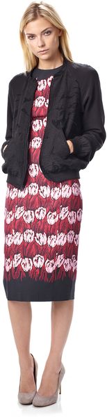 French Connection Petal Bomber Jacket - Lyst