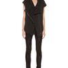 Helmut Lang  Soft Sweatshirt Hood Vest  in Black - Lyst