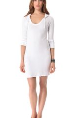 James Perse Raglan Hoodie Dress