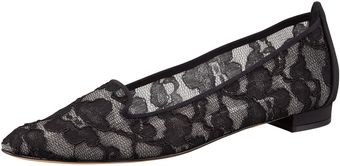 Manolo Blahnik Sharifac Lace Smoking Slipper - Lyst