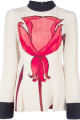 Marni Floral Print Blouse