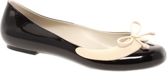 Melissa Divine Ii Bow Ballets Flats - Lyst