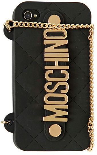 Moschino Chained Logo Iphone Case - Lyst