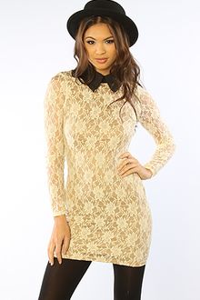 Reverse The Mademoiselle Lace Open Back Dress - Lyst