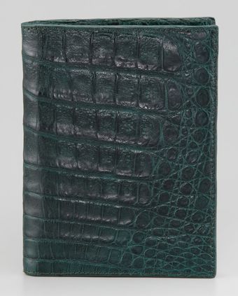 Santiago Gonzalez Crocodile Passport Cover - Lyst