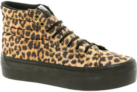 vans leopard high tops