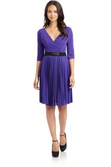 BCBGMAXAZRIA Cruz Pleated Dress - Lyst
