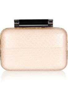 Diane Von Furstenberg Tonda Watersnake Box Clutch - Lyst