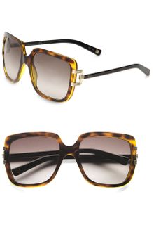 Dior Metal Accented Rectangular Plastic Sunglasses - Lyst