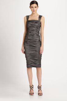 Donna Karan New York Crushed Pencil Skirt - Lyst