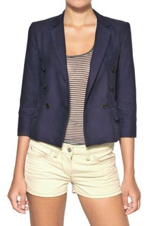 Etoile Isabel Marant Cotton Wool Drill Jacket - Lyst
