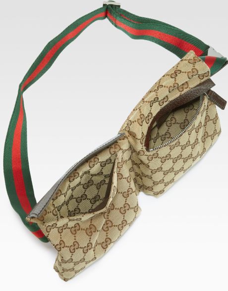Gucci Gg Canvas Belt Bag in Beige for Men | Lyst