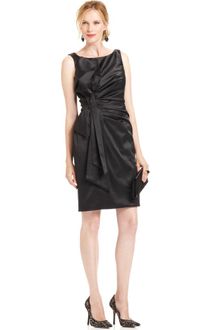 Js Collections Sleeveless Satin Cocktail Dress - Lyst