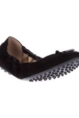Tod's Suede Ballet Pump