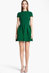 Valentino Open Back Full Skirt Dress