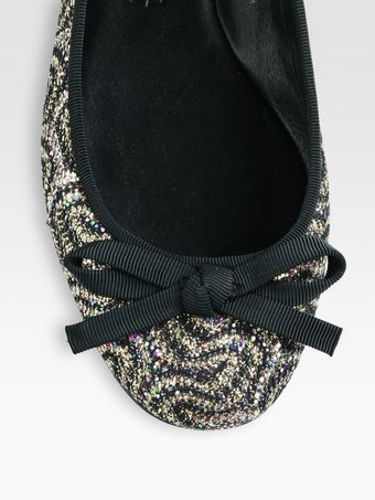 Vera Wang Lavender Laetitia Sparkle Swirl Ballet Flats - Lyst