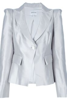 Armani Structured Cropped Blazer - Lyst