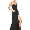 Balmain Viscose Cady Long Dress in Black - Lyst
