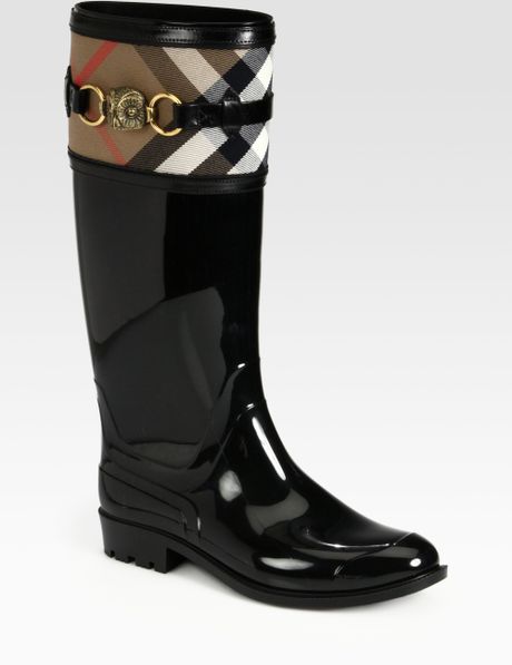 canvas rain boots
