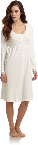 Cosabella Hortensia Pima Cotton Night Shirt - Lyst