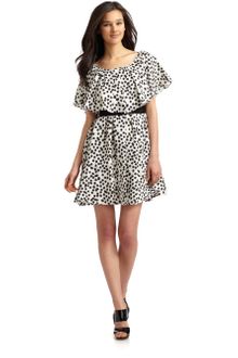 Cynthia Steffe April Silk Flutter Dress - Lyst