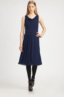 Derek Lam Draped Tank Dress - Lyst