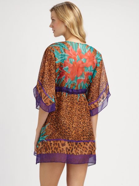 silk tiger robe