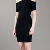 Helmut Asymmetric Dress in Black - Lyst