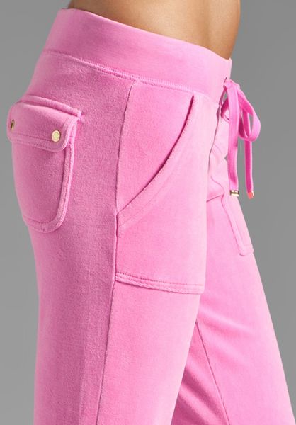 juicy couture velour pants pink