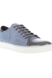 Lanvin Suede Sneaker - Lyst