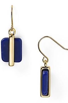 Lauren by Ralph Lauren Beaded Rectangular Drop Earrings - Lyst