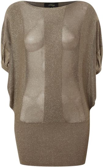 Madam Rage Lurex Batwing Jumper - Lyst