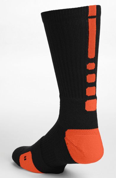 orange nike basketball socks