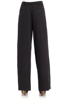 Robert Rodriguez Pleated Wideleg Trousersblack - Lyst