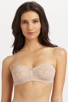 Wacoal Halo Lace Strapless Underwire Bra - Lyst