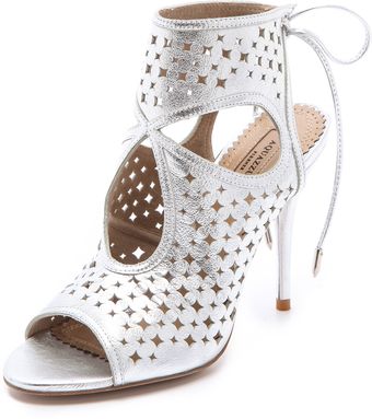 Aquazzura Sexy Star Cutout Booties - Lyst