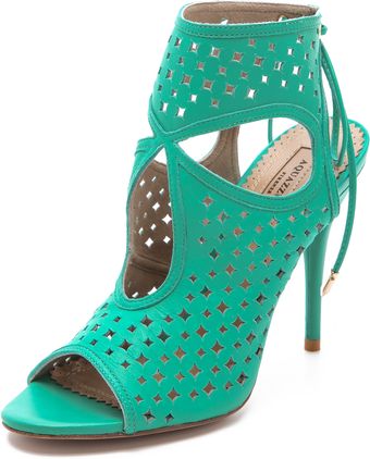 Aquazzura Sexy Star Cutout Booties - Lyst