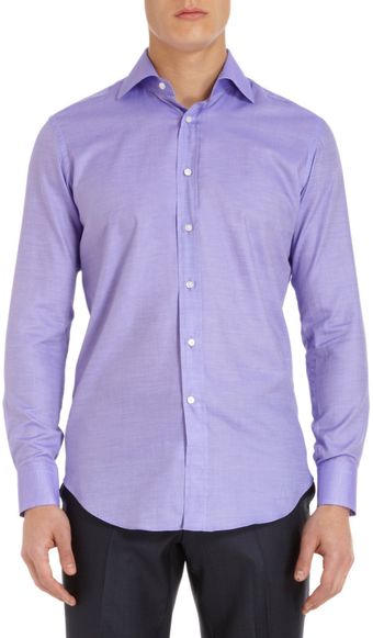 Etro Solid Dress Shirt - Lyst