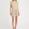 Haute Hippie Sequin Dress in Beige - Lyst