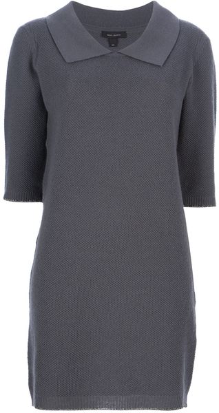 Marc Jacobs Knitted Shift Dress - Lyst
